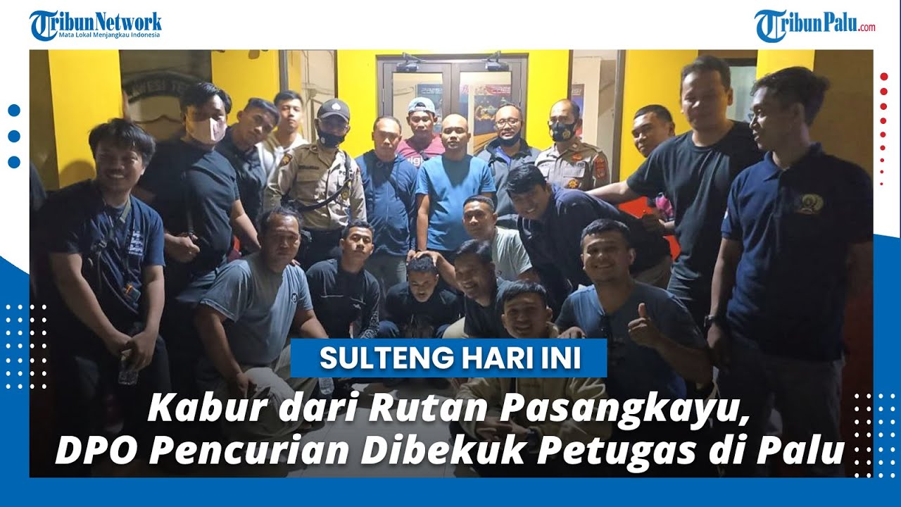 Kabur dari Rutan Pasangkayu, DPO Pencurian Dibekuk Petugas di Kota Palu