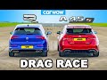 New VW Golf R vs AMG A45 - DRAG RACE *The Truth!*