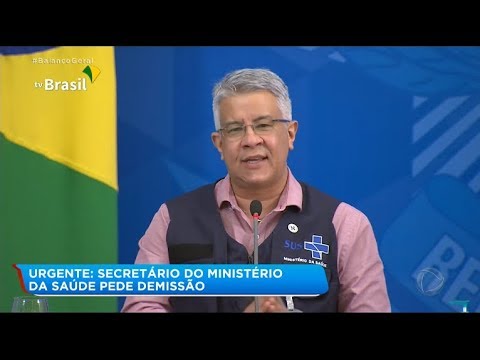 Secretário do Ministério da Saúde se demite e afirma que Mandetta está com os dias contados