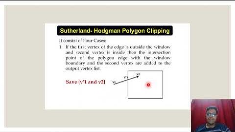 SUTHERLAND HODGEMAN POLYGON CLIPPING ALGORITHM