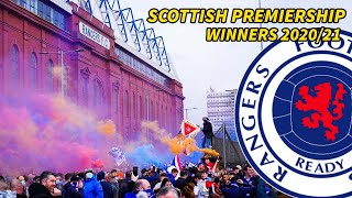 RANGERS ARE CHAMPIONS!!! Fans go wild...