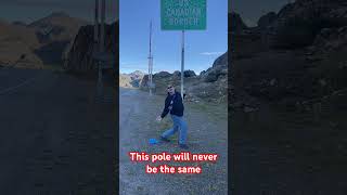 What else do you do on the US Canadian border?How about a pole dance? #canadianpassport #poledance
