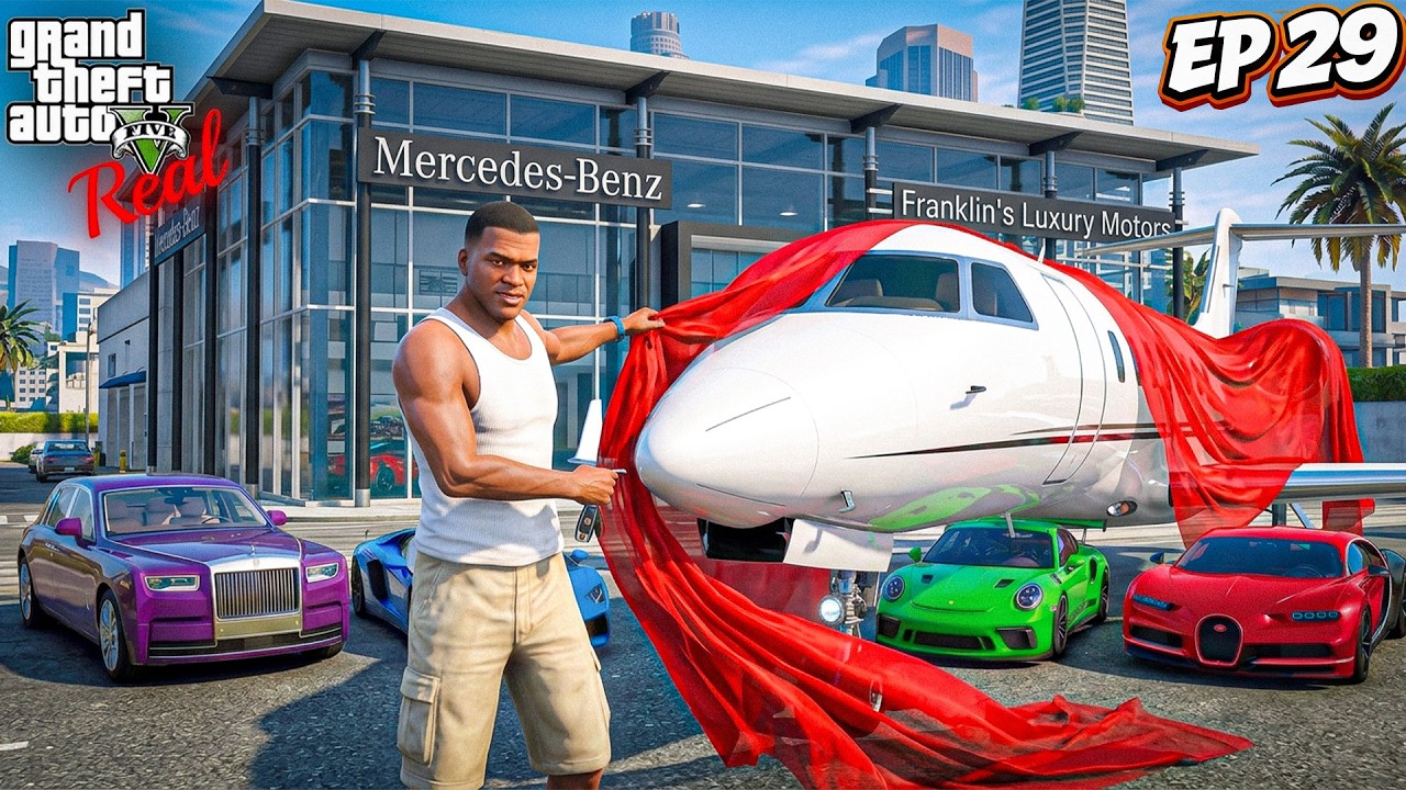 Franklin Bought The Most Expensive Private Jet In GTA 5 Real !