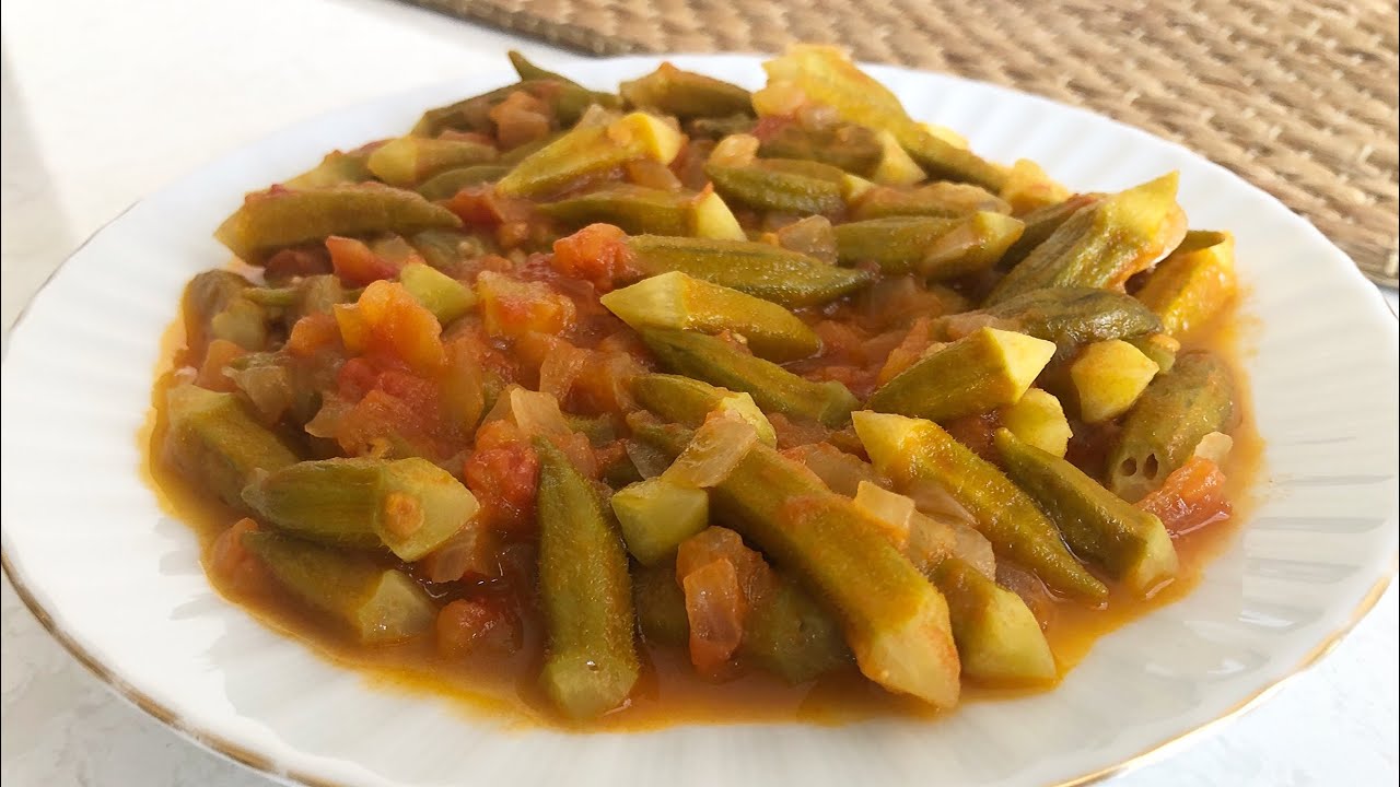 Bamyayı bir de benim tarifimle deneyin???? (Zeytinyağlı Taze Bamya Yemeği Tarifi)