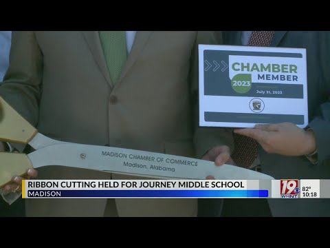 Ribbon Cutting Held for Journey Middle School | July 31, 2023 | News 19 at 10 p.m.