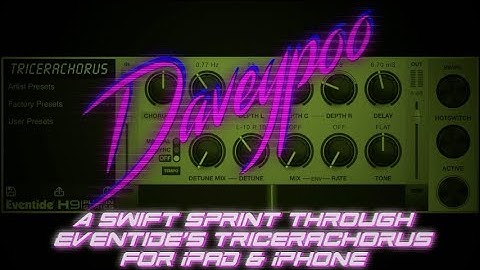 A Swift Sprint thru Eventide