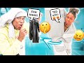 STEALING MY GIRLFRIENDS CLOTHES WHILE SHE SHOWERS! **HILARIOUS**