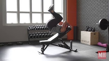 Incline Bench Reverse Crunch