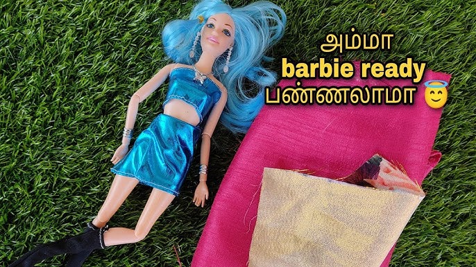 diy Homemade barbie doll from waste materials in tamil/how to make barbie@yukshikartsandcrafts  