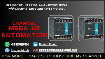 #FATEK HOW TWO FATEK PLC