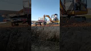 Mini bager kopanje #kopanje #minibager #construction #excavator #iskop #beograd #srbija