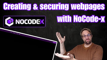 NoCode-X Page Creation & Security: Build Secure Web Apps in Minutes! 🔒