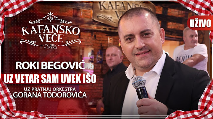 ROKI BEGOVIC - UZ VETAR SAM UVEK ISO | UZIVO | (ORK. GORANA TODOROVICA) | KAFANSKO VECE | 2023
