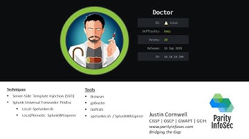 HackTheBox ~ Doctor Walkthrough [Server-Side Template Inject (SSTI) & Splunk UF exploits]