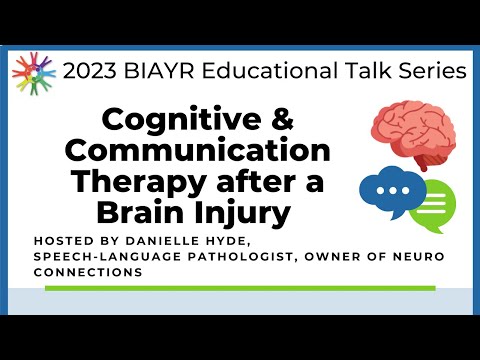 Cognitive & Communication Therapy after a Brain Injury