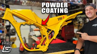 Powder Coating and How its done at Bonehead Performance Coatings - Yamaha TRI-Z 250 Part 6 by Michael Sabo 44,500 views 10 months ago 35 minutes