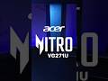 Why I Chose the Acer Nitro VG271U for My First PC Build #pcbuild #pcgaming #Shorts