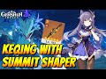SUMMIT SHAPER ELECTRO KEQING AT ITS FINEST - GENSHIN IMPACT