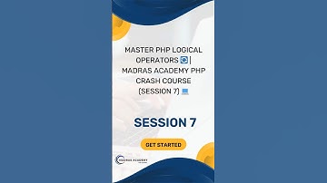 PHP Crash Course ⚡ | Master Logical Operators 🔄 | Session 7
