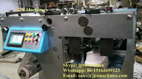 JPS-320ZD Thermal paper automatic folding machine with slitting function to Israel