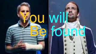 Found Tonight --- Hamilton/Dear Evan Hansen Mashup