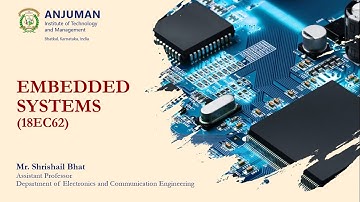 Embedded Systems (18EC62) | Module 1 | Lecture 3 | VTU