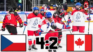 ČESKO VS KANADA HISTORICKÉ VÍTĚZSTVÍ !! SEMIFINÁLE MISTROVSTVÍ SVĚTA ŽEN U18 2024