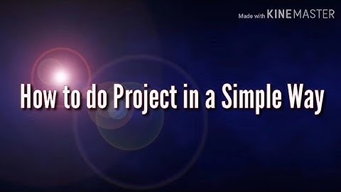How to do project in a simple way#calicutuniversity#Mcom#Bcom#BBA#MBA#project#