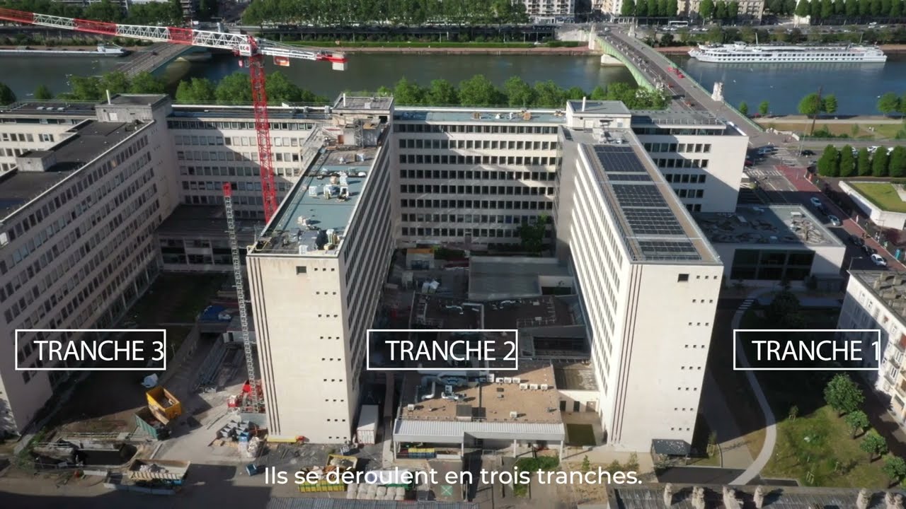 Immersion au cœur des travaux de réhabilitation de la Cité Administrative Saint-Sever de Rouen