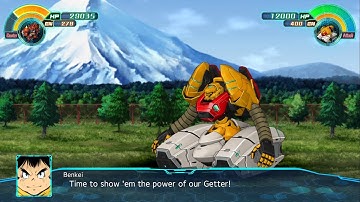 SRW30 (4K) : Getter-3 (Devolution) All Attacks / Benkei Kuruma