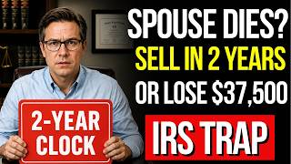 NEVER WAIT TO SELL YOUR HOME AFTER YOUR SPOUSE DIES: Or The IRS Takes An Extra $37,500(2026 Warning)