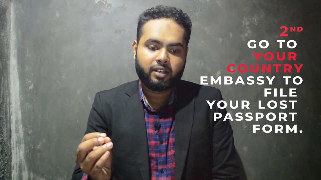 What do i do if i lost my passport in a foreign country youtube