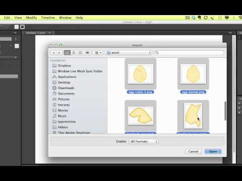 วิธีนำไฟล์ Graphic มาใช้งานใน Adobe Edge