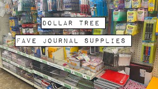 Some of my fave items for journaling @ dollar tree
