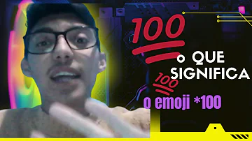 ¿Qué significan 100 emoji?