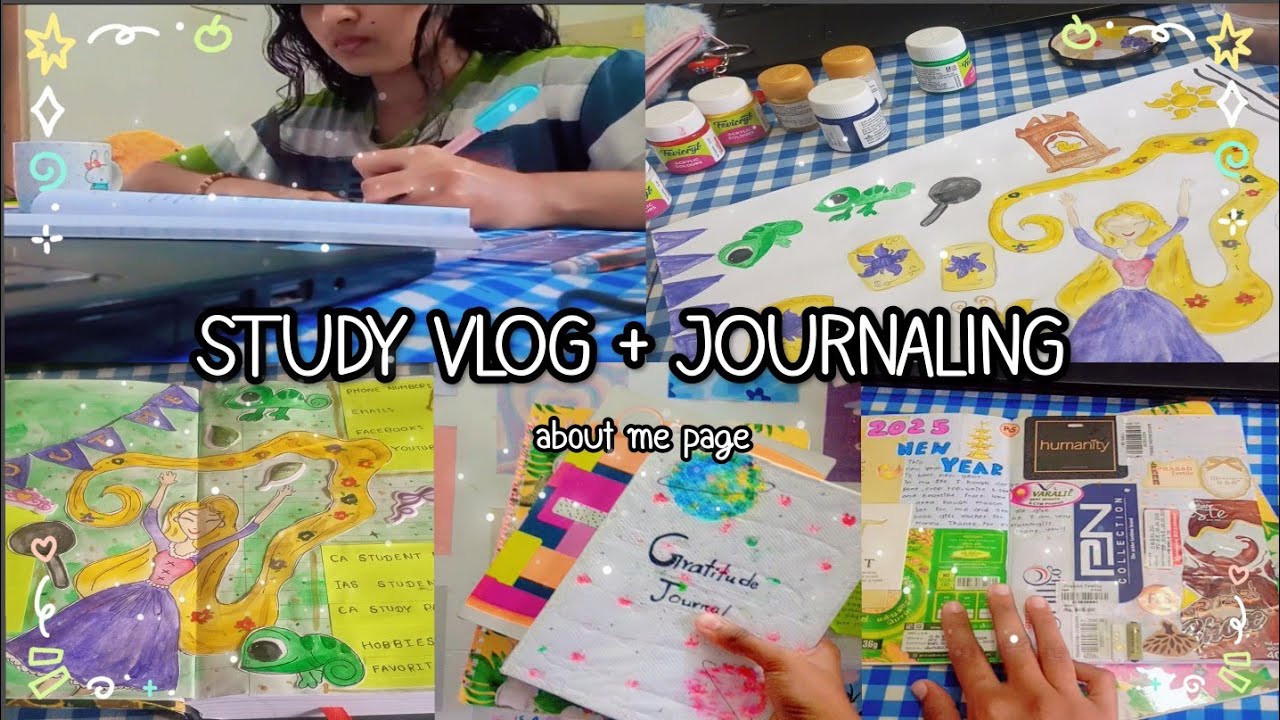 Vlog Journal Study Vlog + Journal With Me ๏ธ๐ฝ๐๏ธ | Productive Day in My Life ๐ธ๐๐ผ # ...