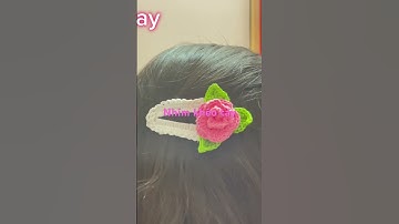 Móc kẹp tóc hoa hồng