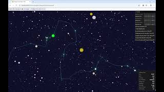 Parquet AstroView aka Astronomy Metadata in Three.js with HYG Stellar Dataset (Stars as Point Cloud)