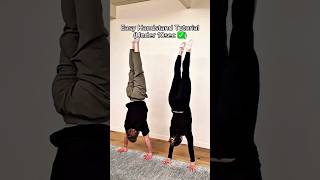 TRY ✅ THIS HANDSTAND TUTORIAL 🔥☠️ #calisthenics #shorts #challenge #tutorial
