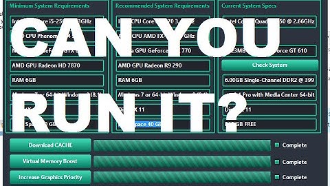 Witcher 3 System Requirements [PC] Can i run Witcher 3?