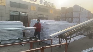 PVC PROFILE BUSY LOADING BEFORE CHINESE NEW YEAR +86-15063388018