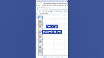 Paste Values Only is a simple way to get rid of formulas embedded into a cell in #googlesheets