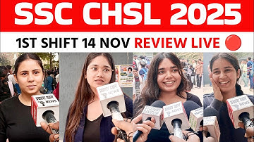 SSC CHSL 14 November 1st shift review । Ssc chsl analysis today। Ssc chsl 2025 exam review। Ssc exam