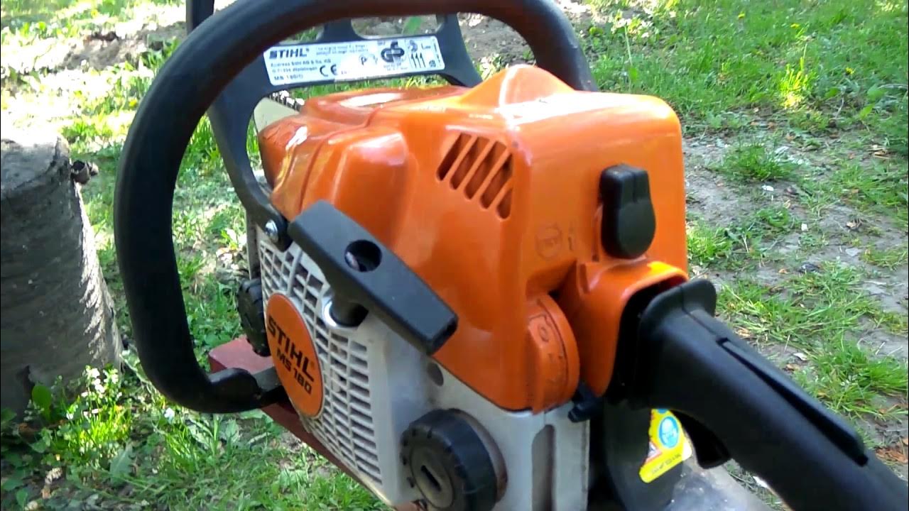Первый пуск бензопилы штиль 180. Бензопила stihl ms 180c первый запуск. Схема включения бензопилы штиль 180. Не заводится бензопила после зимы. Запуск штиль 180 после зимы бензопилы.