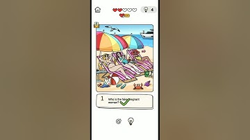 Brain out detective level 1| Who is the fake pregnant women? Walkthrough| #brainout #gameplay