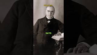 How long did McKinley live after being shot? #shorts