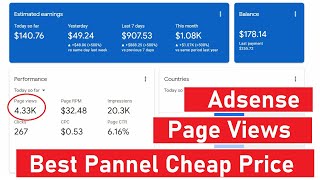 AdSense Loading Unlimited View 100% Safe Cheap Price| Best SMM Panel | Free Website Traffic US, UK