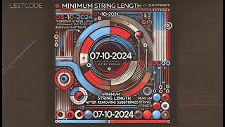 Minimum String Length After Removing Substrings, |#leetcode  #potd | 07-10-2024| |@DecodeMaster01