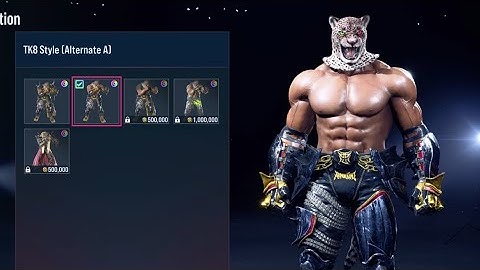 Tekken 8 Armor King Customization Items