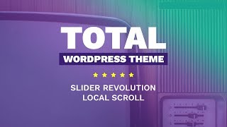 Slider Revolution Local Scroll Links & Total WordPress Theme
